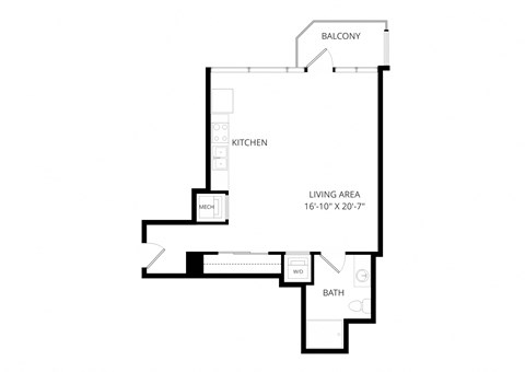 a floor plan of a house with an open floor plan